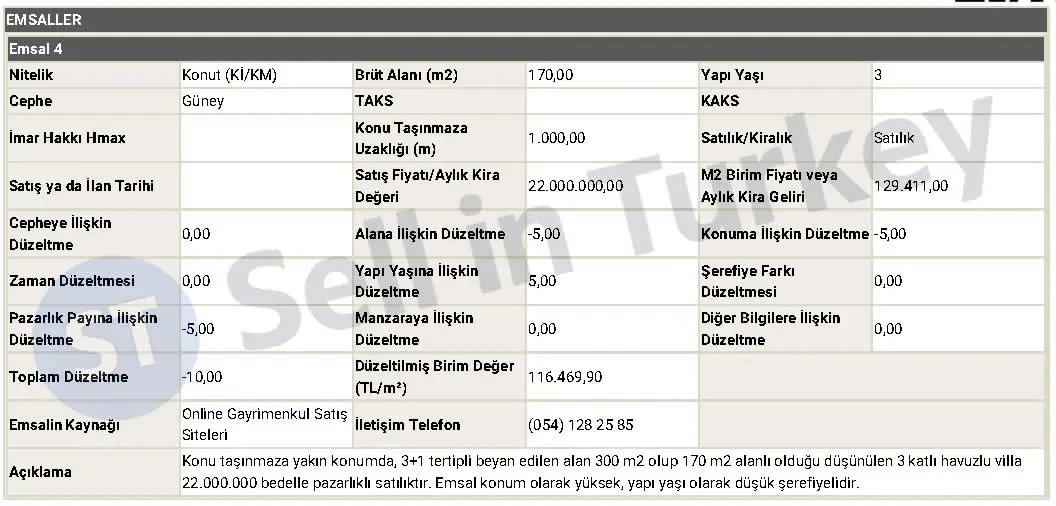 نموذج تقرير تقييم مرخّص من SPK – الصفحة 4